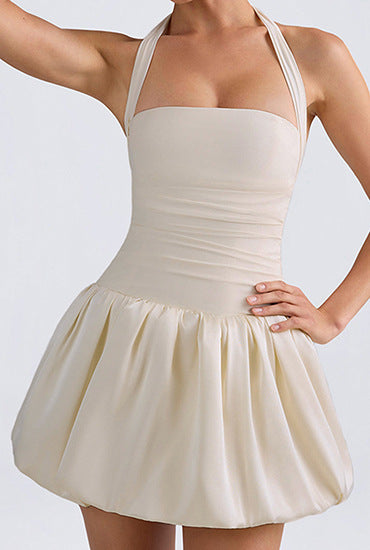 Princess skirt with one shoulder neck